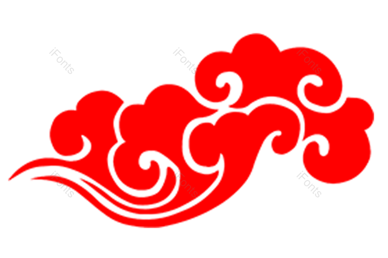 祥云图片,中国风元素,剪纸花纹PNG,古典花纹免抠素材